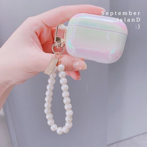 NEW Shell Hard Apple Airpods 1 2 Pro Keychain case - Picture 3 of 6